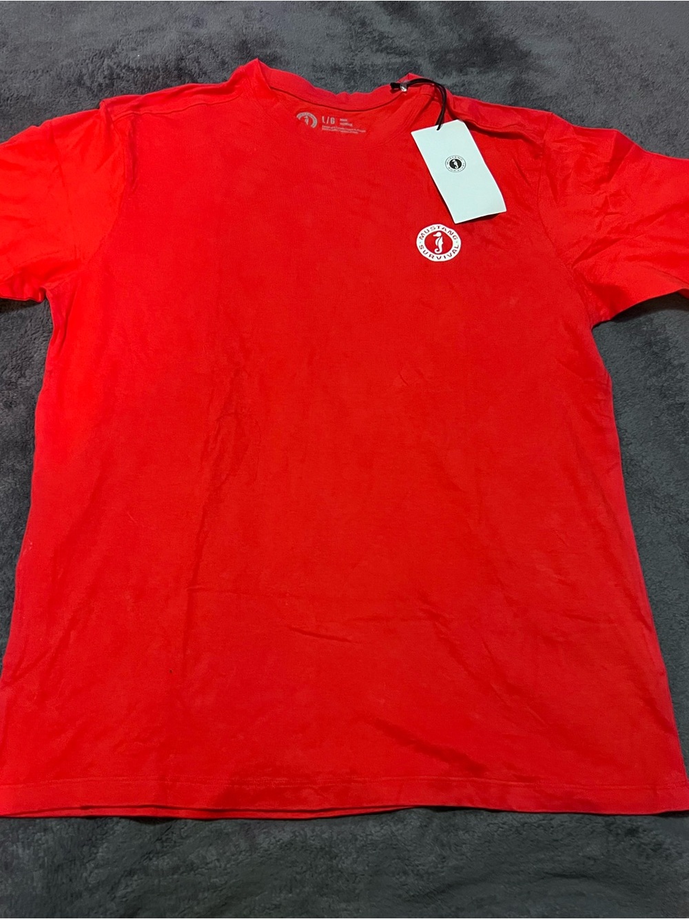 NWT Men’s Mustang Short-Sleeve Crewneck T-Shirt - Casual Men's Tee